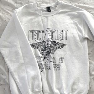 White crew neck size small